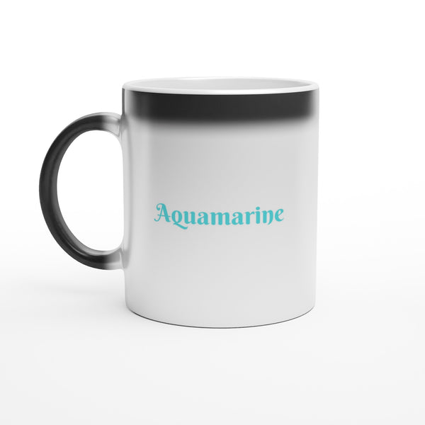 Aquamarine Crystal HEAT changing Mug