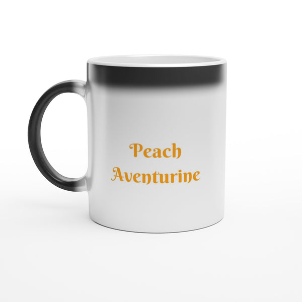 Peach Aventurine Crystal HEAT changing Mug