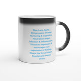 Blue Lace Agate Crystal HEAT changing Mug