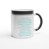 Aquamarine Crystal HEAT changing Mug