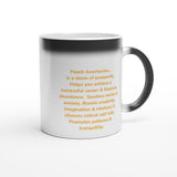 Peach Aventurine Crystal HEAT changing Mug