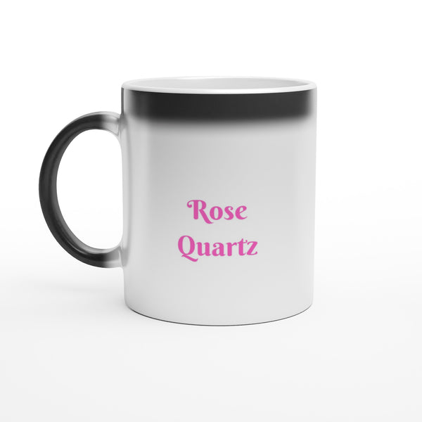Rose Quartz Crystal HEAT changing Mug