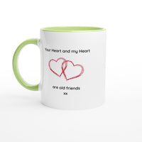 My Heart and Your Heart, Soulmate, Love, Best Friends, Mom, Dad PERSONALISED Mug